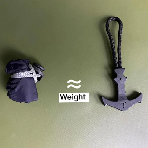 Miniatura 5 de Paquete de 5 bolsas de almacenamiento con cordón de nailon ultraligero, Negro -, Cordón