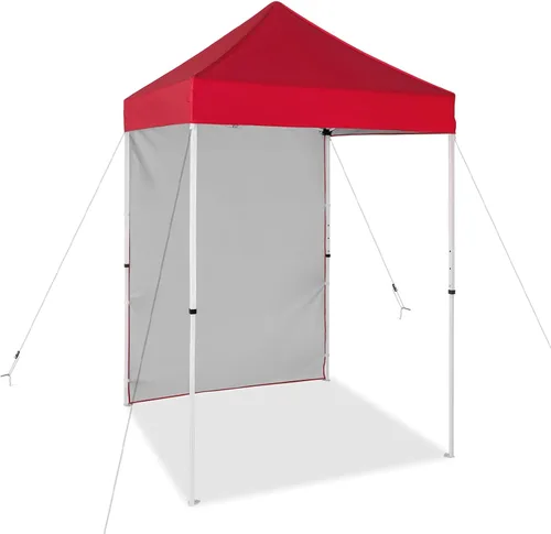 Miniatura 38 de EAGLE PEAK Toldo instantáneo de 5 x 5 con paneles de pared de 4 lados, pequeña tienda de campaña portátil desplegable con bolsa de transporte