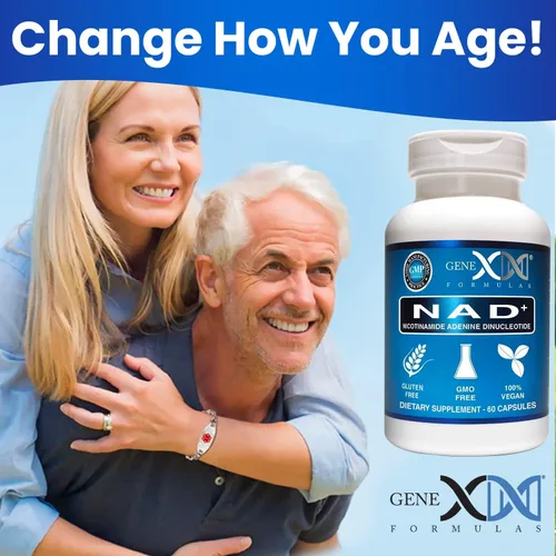 Miniatura 6 de Genex Formulas NAD+ 250mg porción 60 cápsulas de nicotinamida adenina dinucleótido (NAD+ real no es un precursor) (1)