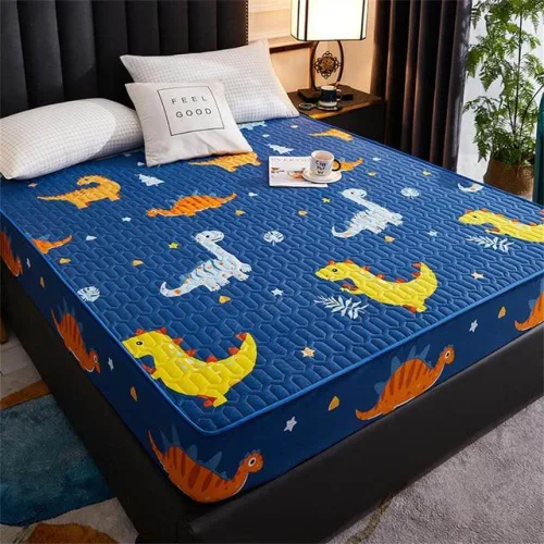 Miniatura 10 de Protector de colchón grueso duradero, sábana bajera ajustable de látex, 150 x 200, 180 x 200, 160 x 200, azul, 35.4 x 78.7 x 11.8 in