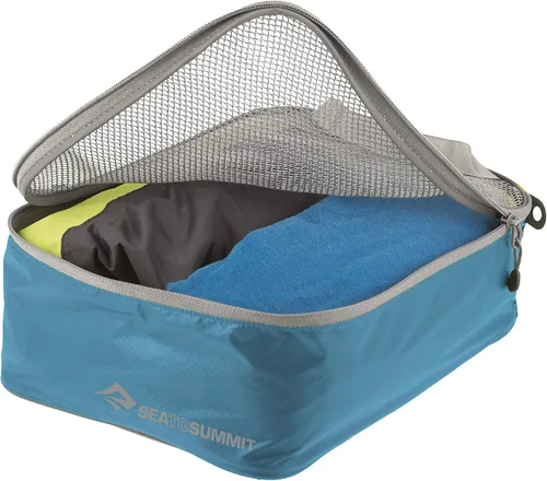 Miniatura 8 de Sea to Summit Organizador de embalaje de bolsa de malla de ropa ligera que viaja, Atoll Azul, Small / 3