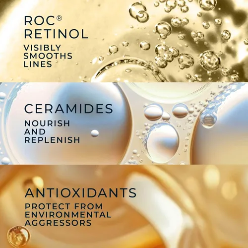 Miniatura 7 de RoC Retinol Correxion Suero de Noche Anti-Envejecimiento contra Arrugas, Suero de Retinol para el Rostro, Tratamiento Diario para Líneas Finas