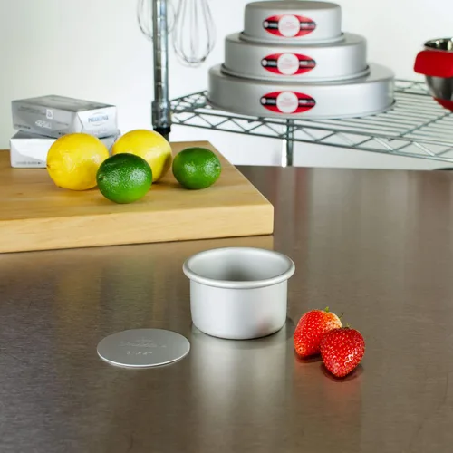Miniatura 5 de Molde para tarta redondo de aluminio anodizado Fat Daddio con base extraíble