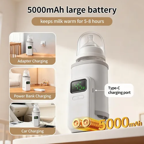 Miniatura 6 de Calentador de botellas con pantalla digital, control preciso de temperatura