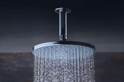 Miniatura 2 de hansgrohe hansgrohe Starck 28494821 - Cabezal de ducha de 9 pulgadas con infusión de aire RainAir moderna de lujo con potencia de aire con limpieza