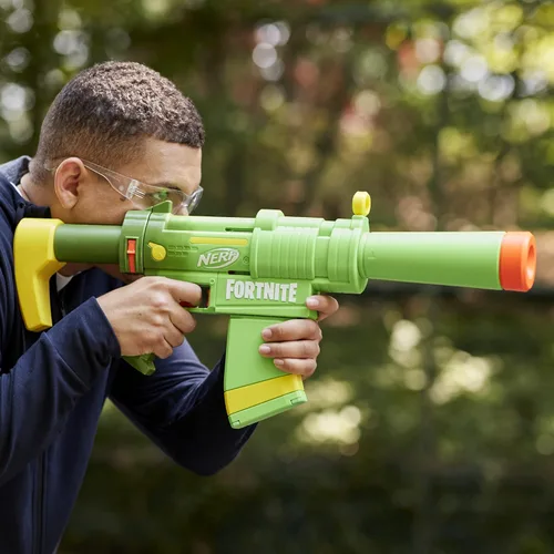 Miniatura 10 de Nerf Fortnite SMG-Zesty Elite - Pistola de dardos extraíble y barril, clip extraíble de 10 dardos, 10 dardos oficiales Nerf Elite