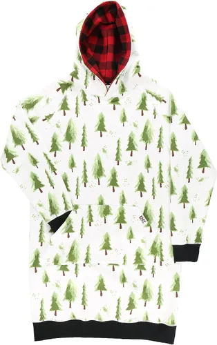 Miniatura 103 de Lazy One Sudadera con capucha de gran tamaño, ropa de dormir cómoda, vestido de suéter para mujer