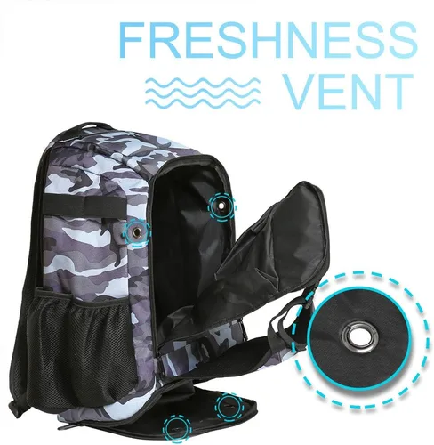 Miniatura 4 de ZOEA - Mochila para bate de béisbol para niños y equipo de softbol y herramientas para jóvenes y adultos, gran capacidad para 4 bates, casco