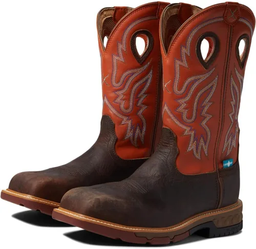 Miniatura 8 de TWISTED X Botas de trabajo occidentales con punta de aleación de 12 pulgadas para hombre con CellStretch