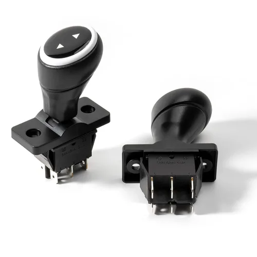 Miniatura 3 de 2 piezas 6 V 12 V weelye niños parachoques coche Joystick piezas de repuesto hacia adelante interruptor de marcha atrás joystick, rotación del coche