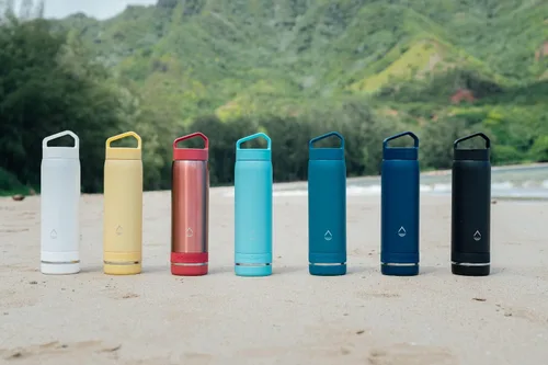 Miniatura 8 de Infusion Pro Botella de agua con infusor de frutas, acero inoxidable aislado al vacío (20 onzas), libro electrónico de recetas de infusión de Lagoon