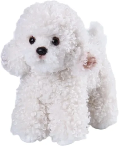 Miniatura 4 de CU-MATE Akita - Juguete de peluche para perro, realista y realista, suave, hecho a mano, para mentir, regalo para niños y niñas