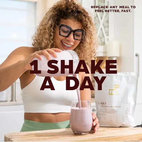 Miniatura 7 de Flip My Life, Flip 7 SuperAlimento Natural, Proteína a Base de Plantas, Reemplazo Completo de Comida para Apoyar un Intestino Saludable, Mezcla de 7