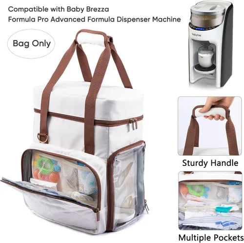 Miniatura 4 de SFYBYHEART Estuche de transporte compatible con Baby Brezza Formula Pro Advanced Formula Pro - Bolsa de transporte para mezclador de fórmula