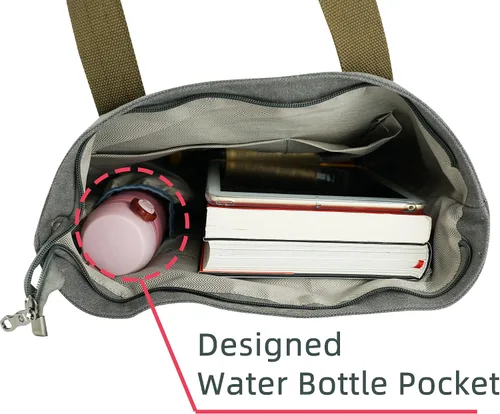 Miniatura 3 de Bolso de mano para mujer, bolso grande de compras con bolsillo