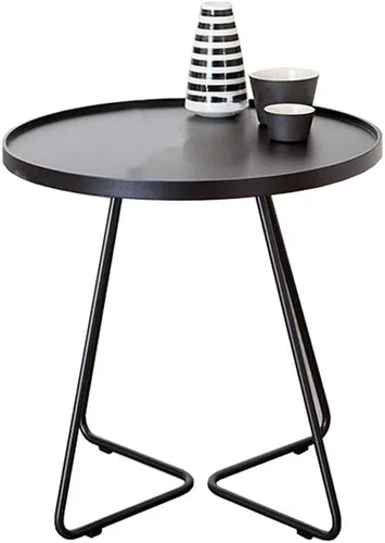 Miniatura 5 de Side Table Couch Side Tables Coffee Table Wrought Iron Non-Slip Tea Table Home Sofa Side Table Bedroom Living Room Corner Coffee Side Table Bedside