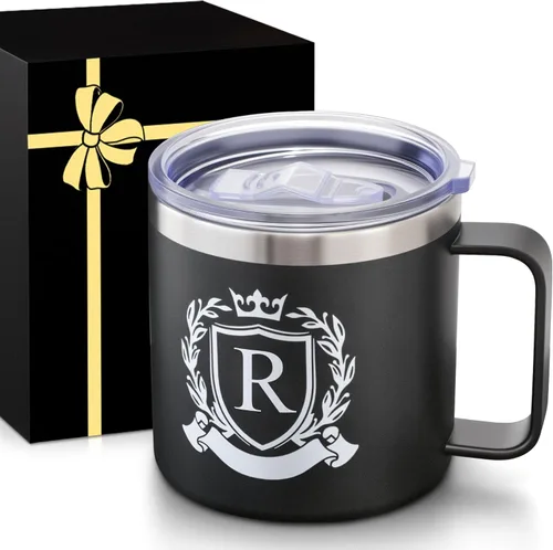 Miniatura 20 de MNZZ Taza de Café Aislada Personalizada de 14 Oz de Acero Inoxidable a Prueba de Fugas Taza de Agua Grande Pesada Taza Cafe Accesorios de Viaje