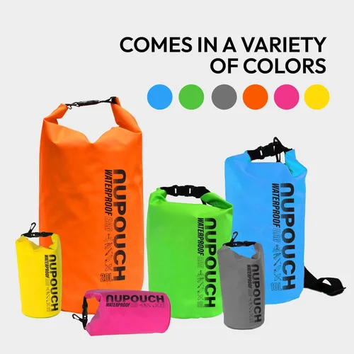 Miniatura 2 de Nupouch - Bolsa impermeable de 0.53/1.32/2.64/5.28 L, ligera, con parte superior enrollable, mochila seca para viajes, natación, navegación, kayak