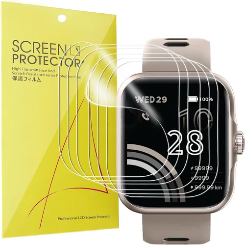 Lamshaw Protector de pantalla compatible con Cubitt Viva Pro/Viva, [6 unidades] Película transparente de TPU de cobertura completa