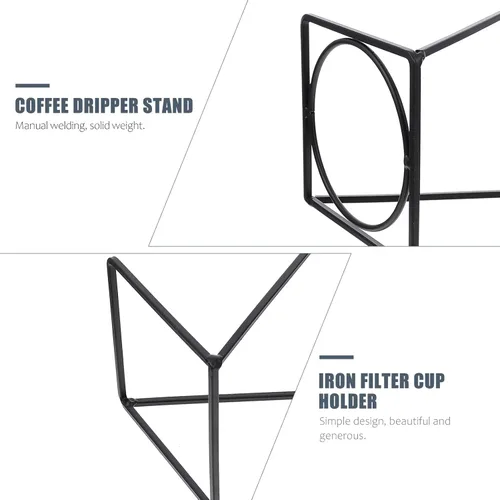 Miniatura 2 de Soporte de goteo para verter sobre el gotero, fabricante de filtro de café, soporte para taza de filtro, soporte para colador de té para cafetera