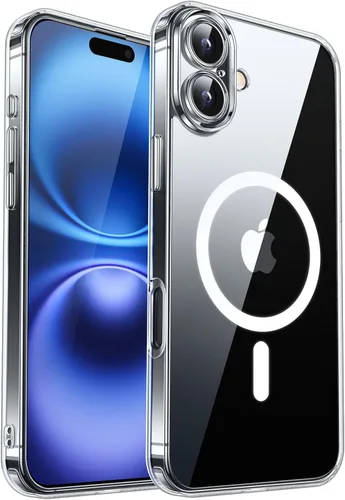 Miniatura 12 de CANSHN Funda magnética compatible con iPhone 17 Pro, mejorada [protección completa de la cámara] [compatible con Magsafe] [mate translúcido] funda
