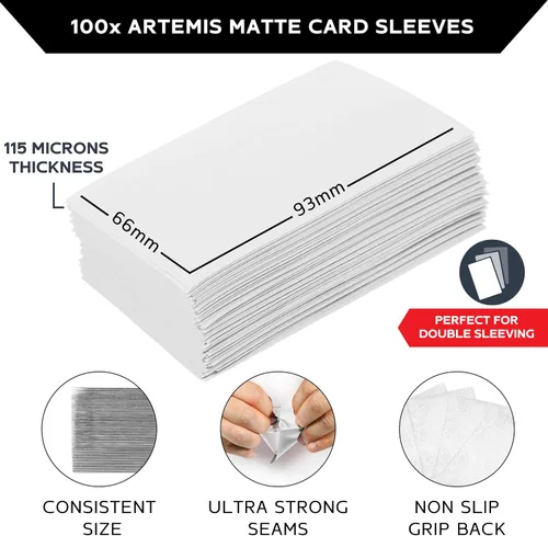 Miniatura 3 de Quiver Time Paquete de cartas coleccionables blancas para cartas coleccionables y fundas para cartas, compatible con Magic: The Gathering Cards