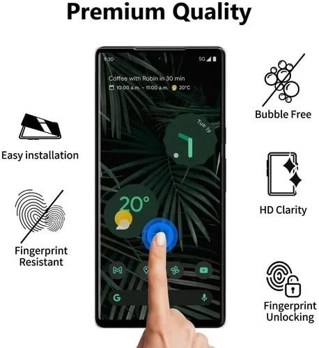 Miniatura 6 de [5+2] 5 protectores de pantalla de película de TPU antirreflejos (mate) + 2 protectores de lente compatibles con iPhone 15 Plus 5G 2023, protector