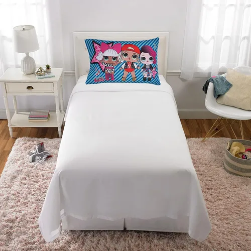Miniatura 4 de Franco Funda de almohada de microfibra súper suave para niños, 20 x 30 pulgadas, LOL Surprise