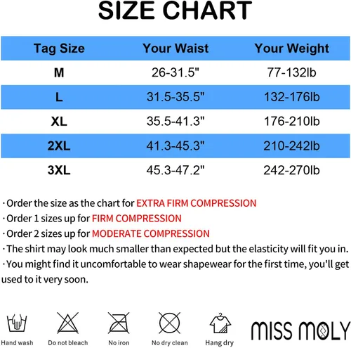 Miniatura 6 de MISS MOLY Camisas de compresión para hombre, camiseta adelgazante, chaleco moldeador para ocultar ginecomastia Moobs capa base camisetas sin mangas