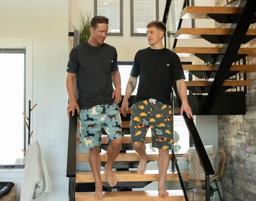Miniatura 112 de Lazy One - Pantalones cortos de pijama para hombre, ropa de dormir