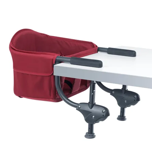 Miniatura 10 de Chicco FastLock 360 Trona Giratoria con Gancho, Trona Portátil para Bebés y Niños Pequeños, Se Instala en Segundos Carbón/Gris