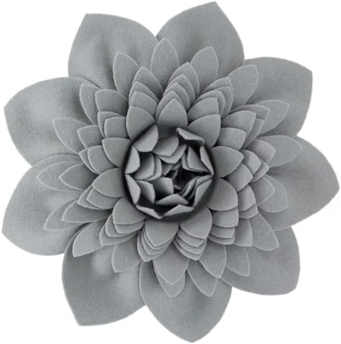 Miniatura 9 de OiseauVoler Almohadas de flores 3D con inserto incluido, cojín decorativo hecho a mano redondo para sofá, dormitorio, decoración estética del hogar