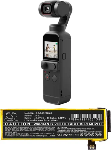 Miniatura 5 de VI VINTRONS Batería para DJI Osmo Pocket, Osmo Pocket 2, Osmo Pocket II, HB3