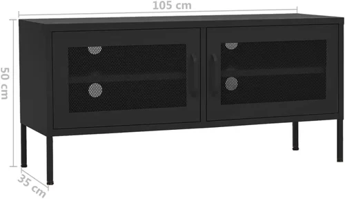 Miniatura 3 de vidaXL Soporte de TV, soporte de TV para sala de estar, aparador para dormitorio con almacenamiento, centro de entretenimiento, unidad multimedia