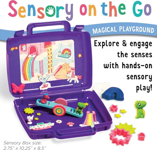 Miniatura 2 de Creativity for Kids Kit sensorial sobre la marcha: parque infantil mágico - Contenedores sensoriales para niños pequeños de 3 a 5 años, regalos