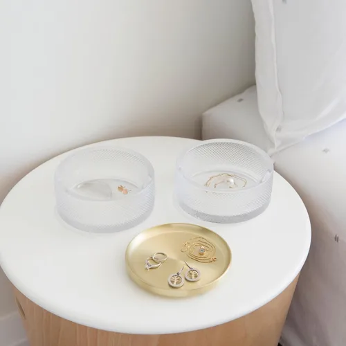 Miniatura 5 de Umbra Tesora - Joyero de dos niveles con tapa extraíble, organizador de joyas