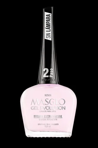 Miniatura 4 de MASGLO GEL EVOLUTION - Esmalte de uñas efecto gel, no requiere lámpara UV/Led, duración de hasta 12 días, 3 tonos de color - Effecto Gel sin