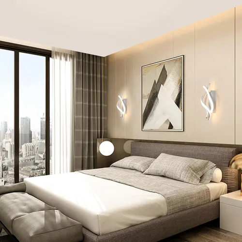 Miniatura 9 de Aplique de pared, apliques LED de 21 W, iluminación de pared para interiores, luces de pared para dormitorio, sala de estar, restaurante, pasillo