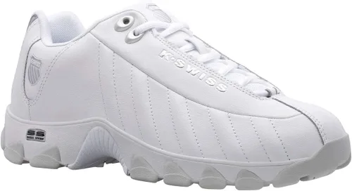 Miniatura 20 de K-Swiss - Tenis, zapatos deportivos anchos para caminar, para papá, con parte superior de cuero, ST329 CMF
