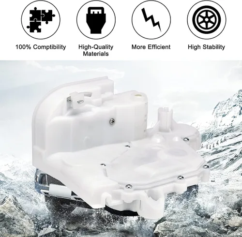 Miniatura 5 de SYERAL Actuador de pestillo de cerradura de puerta delantero izquierdo lado del conductor Compatible con Honda CRV EX EXL LX 2007-2011 Cerradura