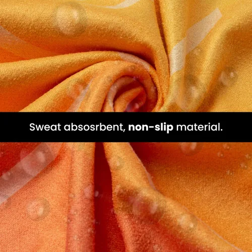 Miniatura 5 de Yoga Drip - Toalla de yoga antideslizante con bolsillos en las esquinas, puntos de agarre de silicona y líneas de alineación sutiles, absorbe