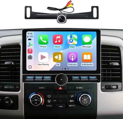 para Ford F150 Radio 2004~2008, F250/F350/450 2008~2016 | CarPlay inalámbrico Android Auto | Botón de llave de botón de un solo botón de 10 pulgadas