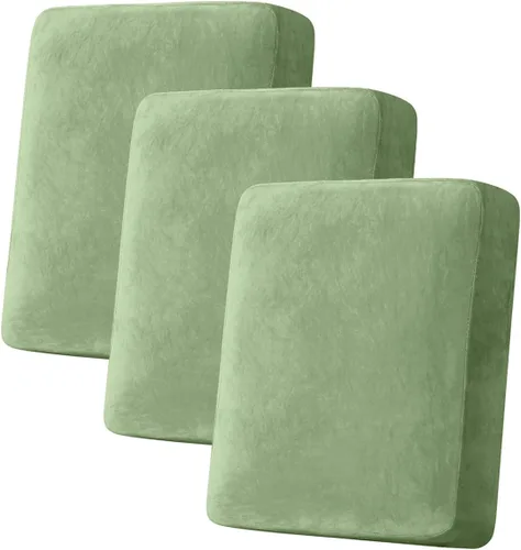 Miniatura 107 de Funda para Sofá de Terciopelo Elástico Funda de Cojín de Sofá 1 Pieza - Funda Deslizable Elástica Lavable para Asiento o Respaldo, Fundas de Asiento