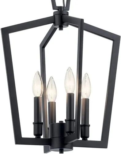 Miniatura 4 de Kichler Lighting Abbotswell - Colgante de 4 lámparas (19 pulgadas, latón natural)