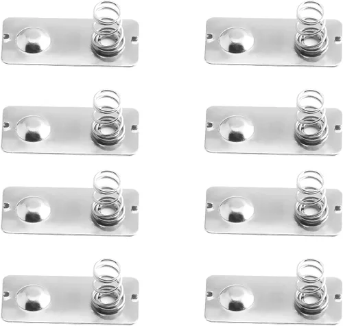 Miniatura 7 de Heyiarbeit 20Pcs Battery Springs AA Metal Contact Plate Replacement Positive to Negative Conversion Spring Contact for Remote Control Battery