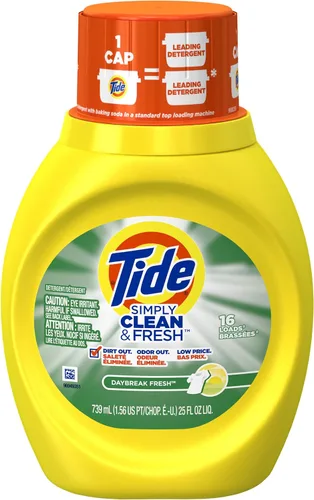 Tide Hec Simply Clean and Fresh Daybreak - Detergente líquido para ropa, 25 onzas