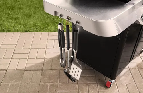 Miniatura 7 de Weber Genesis E-315 - Parrilla de gas propano líquido para cocina al aire libre, 3 quemadores, color negro