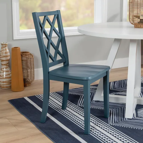 Miniatura 3 de Powell Silla auxiliar de comedor Conolly Blue Graphite