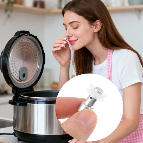 Miniatura 5 de Sello de válvula de flotador para piezas de repuesto de olla instantánea con junta de 10 selladores Pressure Cooker Silicone Pressure Valve