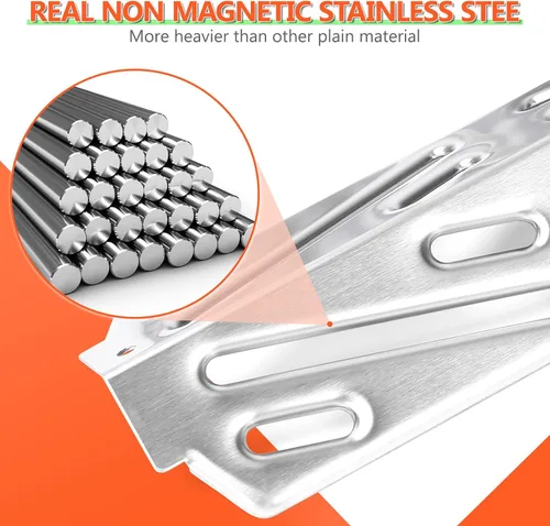 Miniatura 5 de QuliMetal Deflectores de calor para Weber Genesis II E-410, E-415, E-435, piezas de parrilla para parrillas de gas Weber Genesis II LX serie E-440